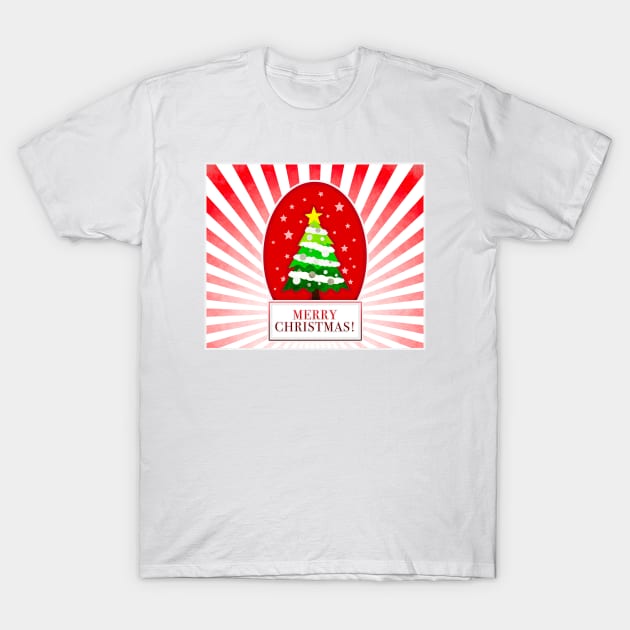 Merry Christmas! T-Shirt by Kelly Louise Art